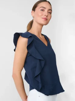 Athena Linen Blouse