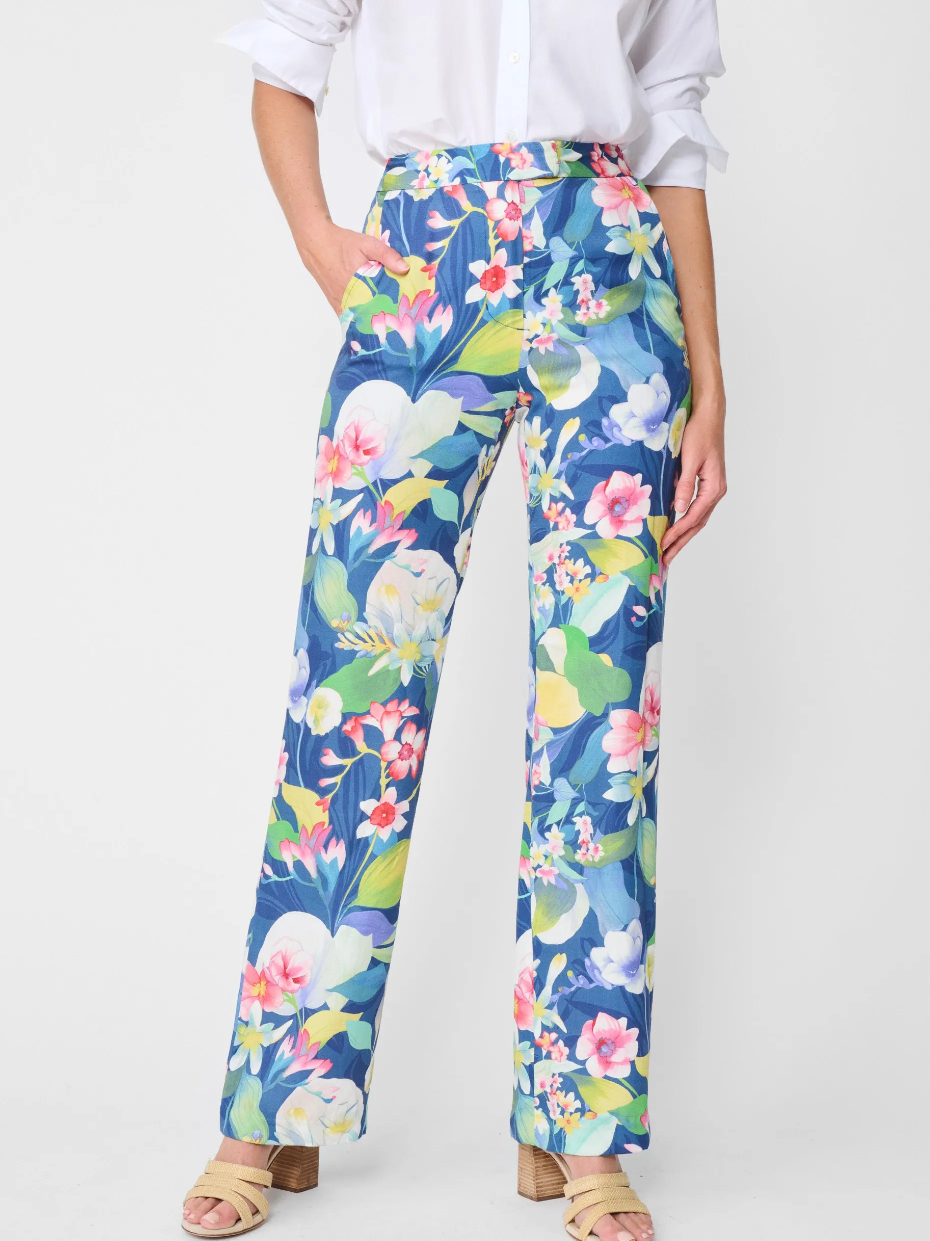 Broderick Pants In Floral Reef