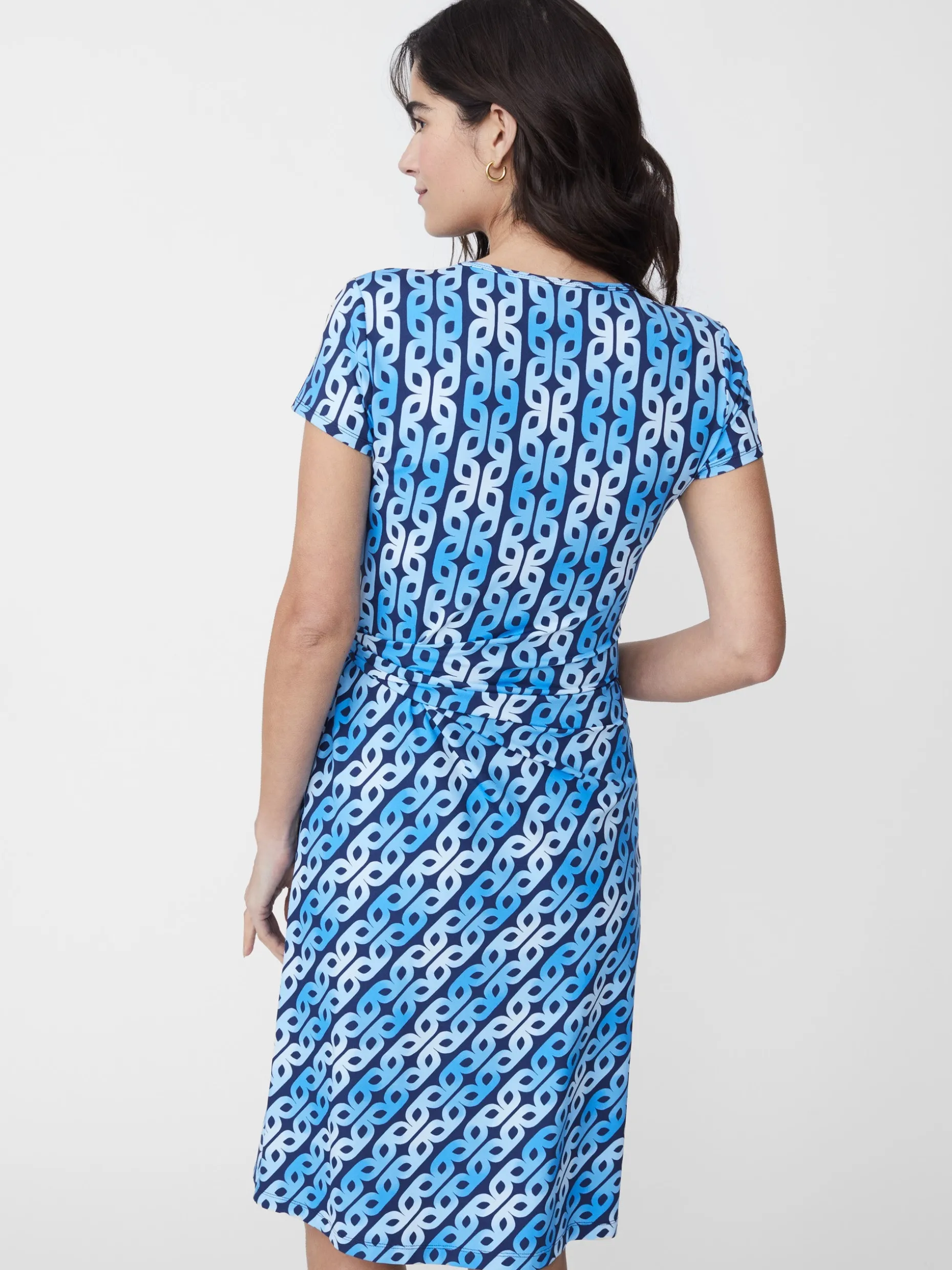 Elora Dress In Mini Block Chain