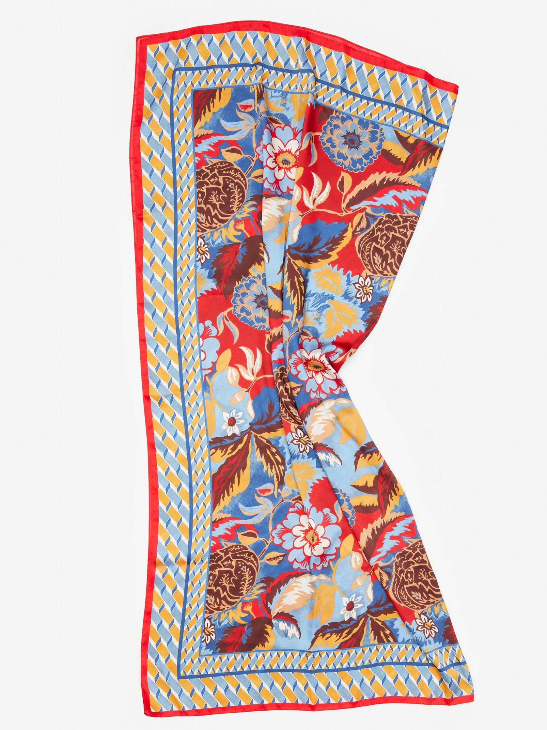 Gemma Scarf In Terra Blossom Border