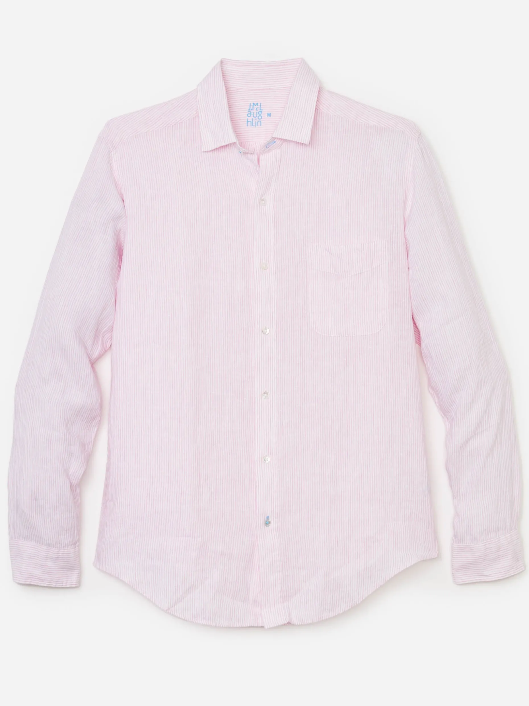 Gramercy Classic Fit Linen Shirt In Fineline