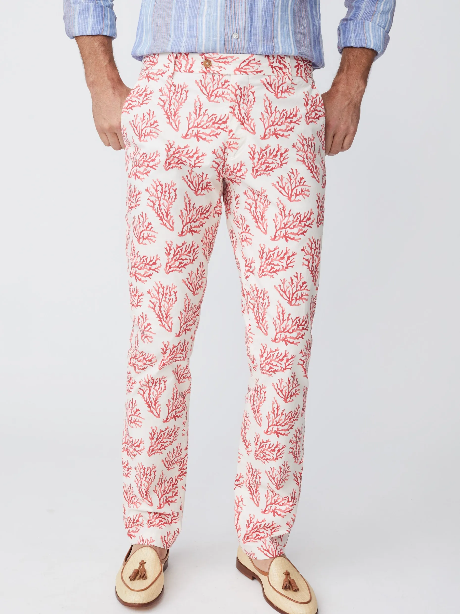 Lukas Pants In Mega Coral Cay Texture