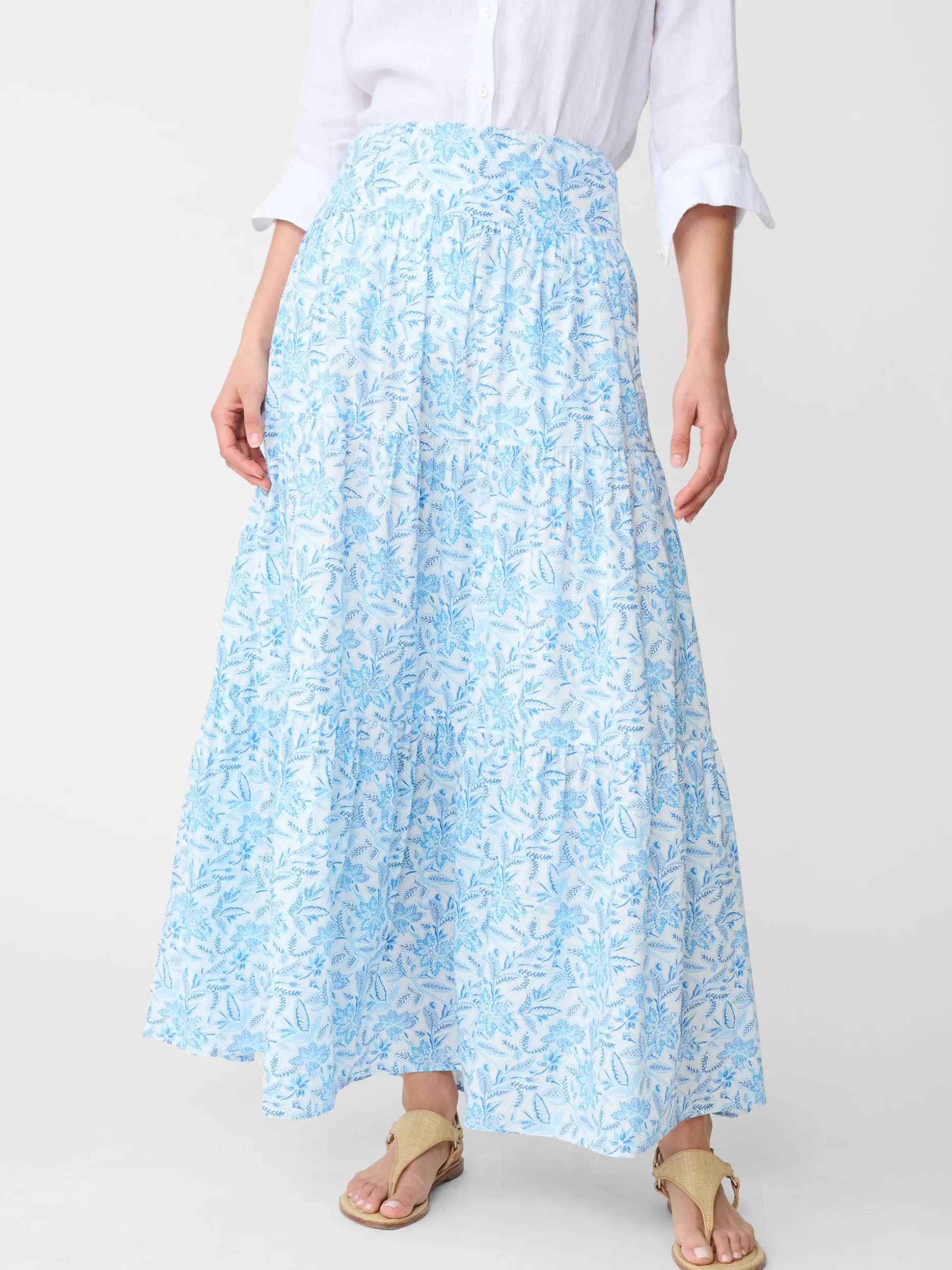 Ophelia Maxi Skirt In Mini Bloomsbury
